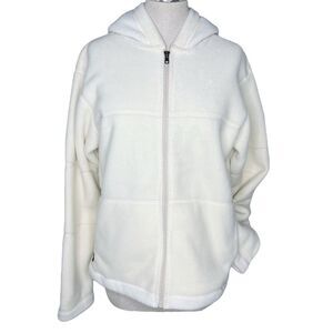 Patagonia Synchilla Arctic Jacket sz L * Cream Ivory Fleece Full Zip Cozy Warm